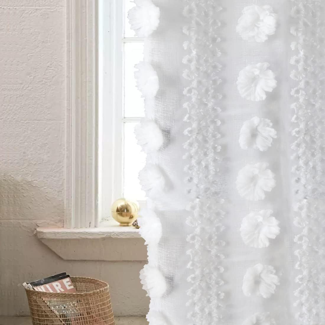 Bohemian Thin Tufted Curtains boho