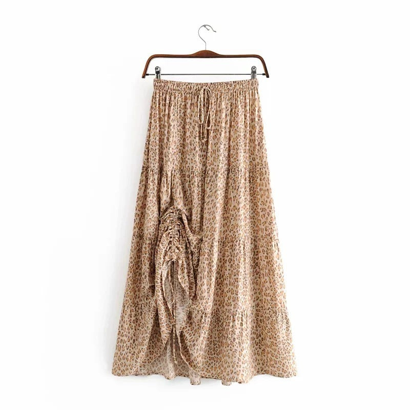 Boho Animal Print Skirts