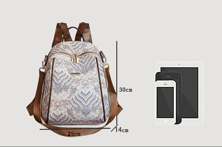 Boho Chic Pattern Backpack Bag bohemian