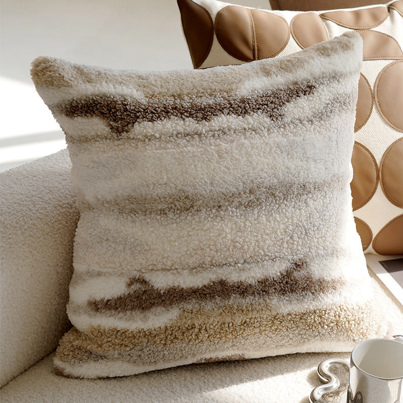 Boho Chic Pillow Covers in Beige and Brown