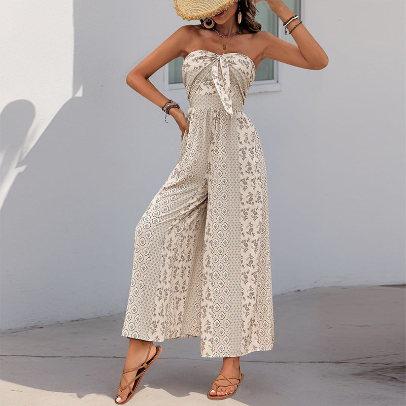 Boho Chic Printed Jumpsuit
