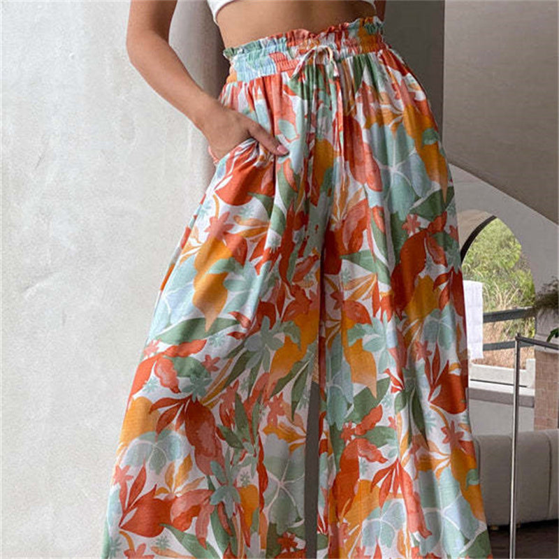 Boho Drawstring Pants women