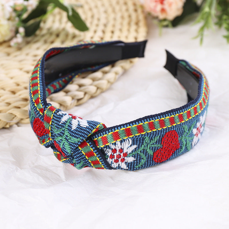 Boho Embroidered headband