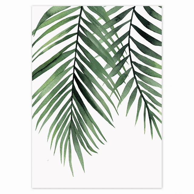 Boho Green Wall Prints
