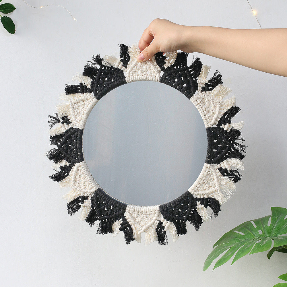 Boho Hanging Crocheted Mirrors