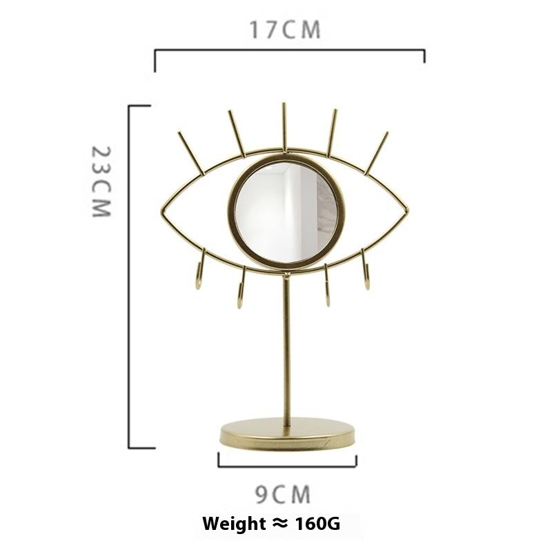 Boho Jewelry Stand with Mirror