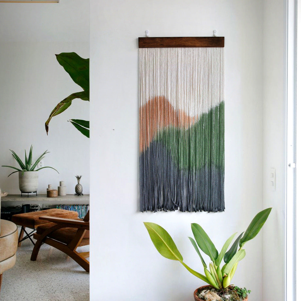 Boho Landscape Macrame Tapestry