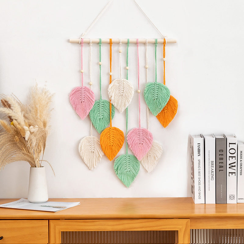 Boho Leaf Macrame