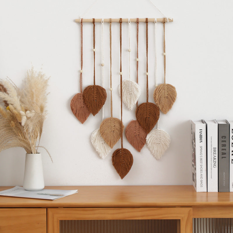 Boho Leaf Macrame