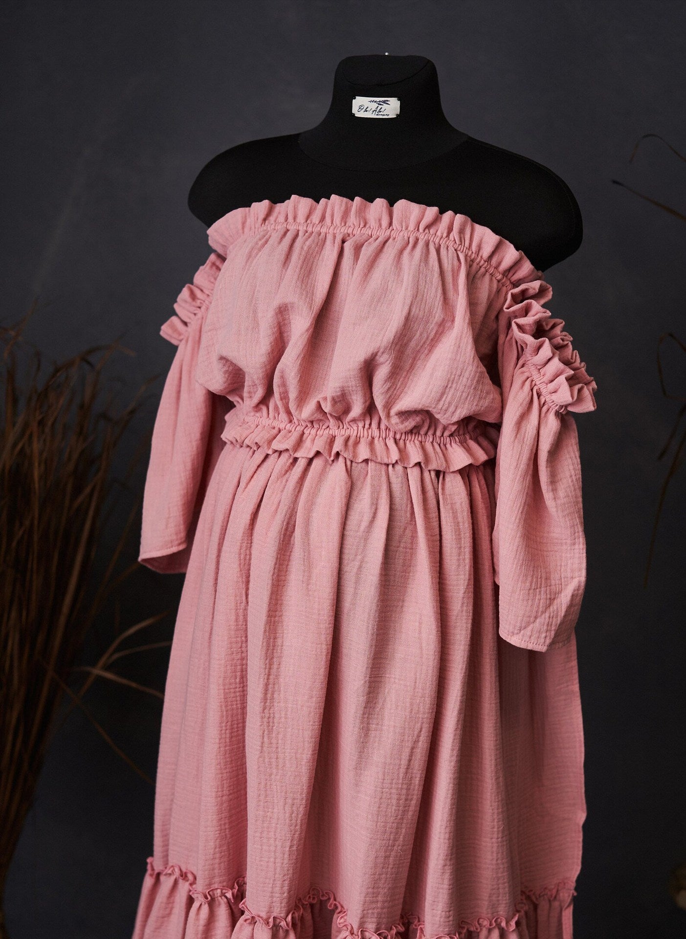 Boho Maternity Photoshoot Co-Ord Outfit Set