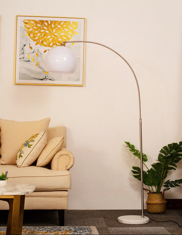 Modern Boho Orange Floor Lamp