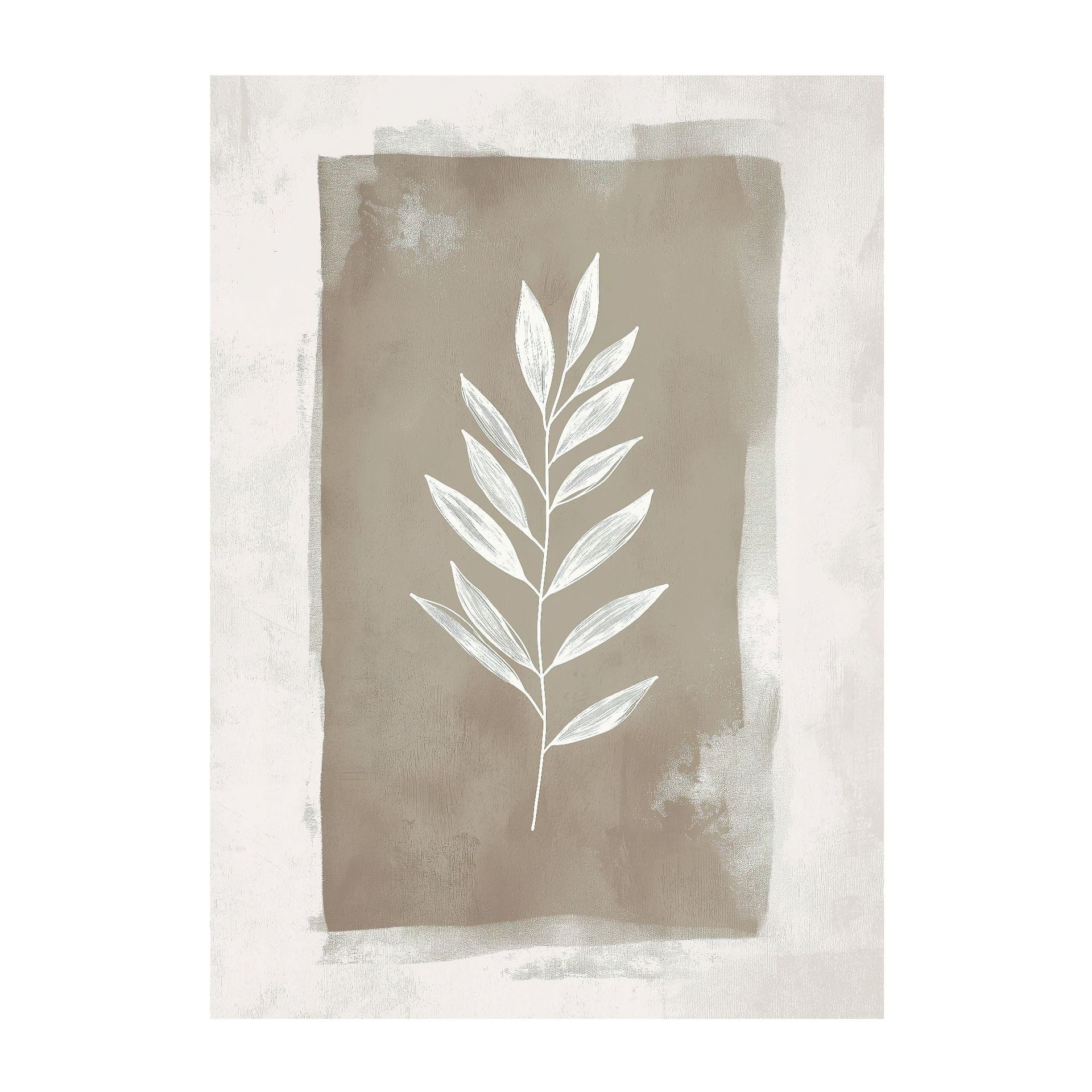 Boho Painting with Plant Designs 3 Piece Set