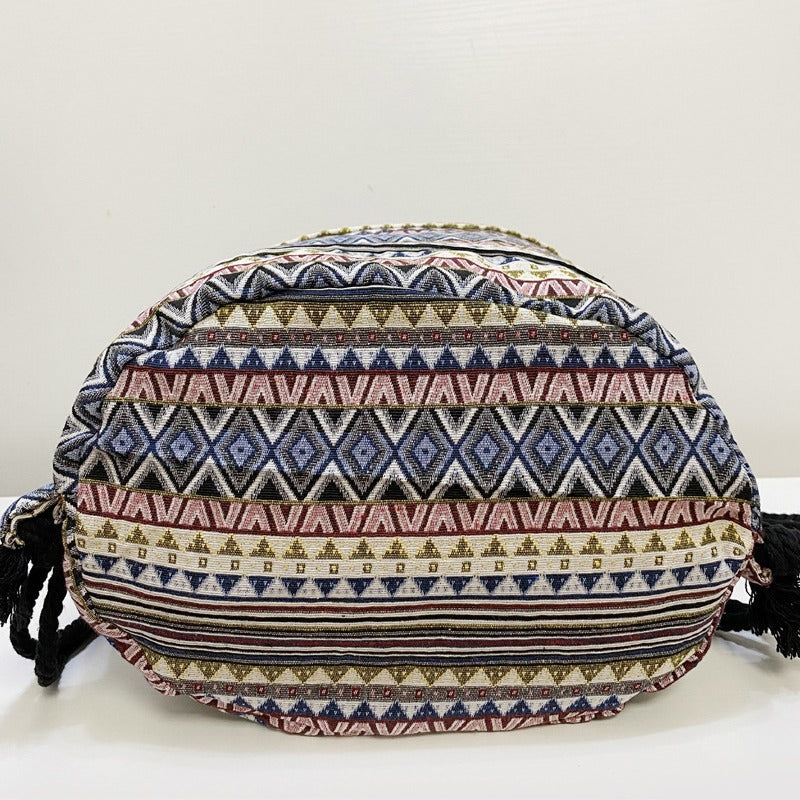 Boho Pattern Drawstring Backpack boho