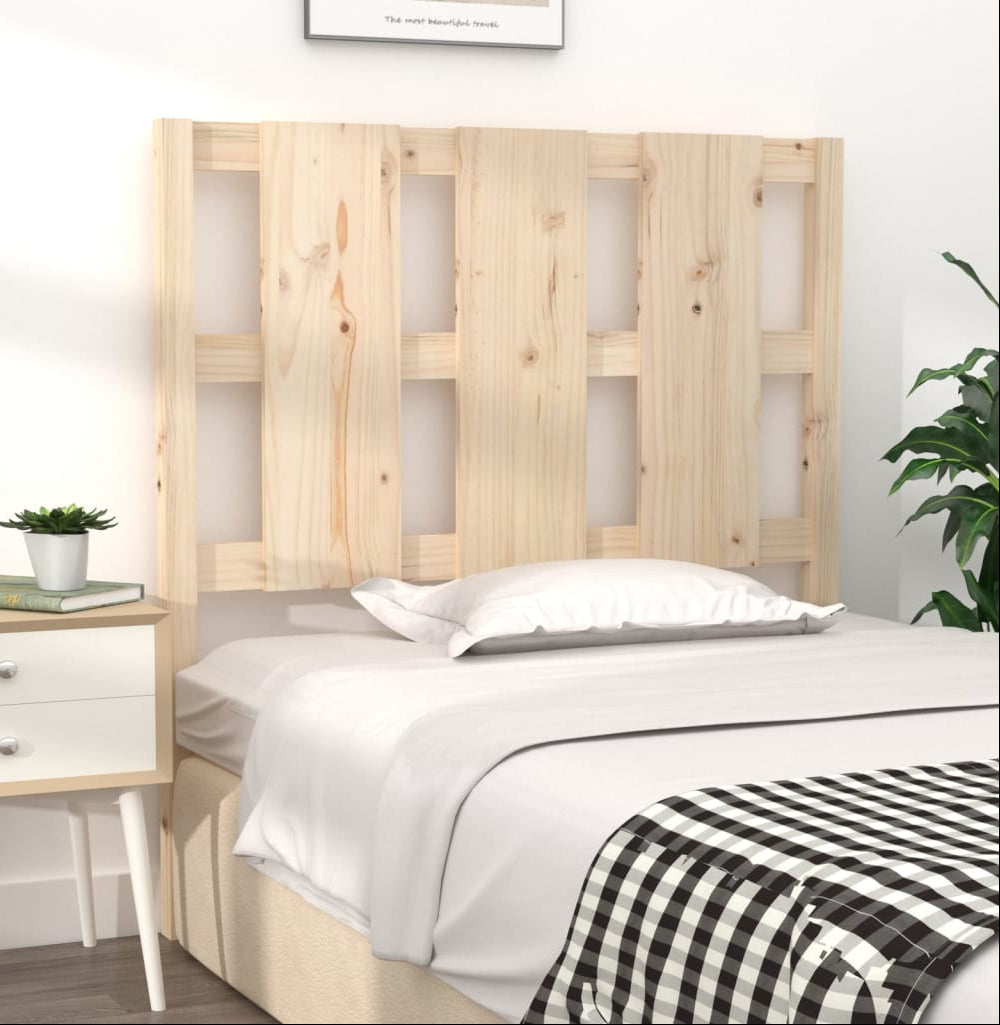Boho Pine Wood Headboard