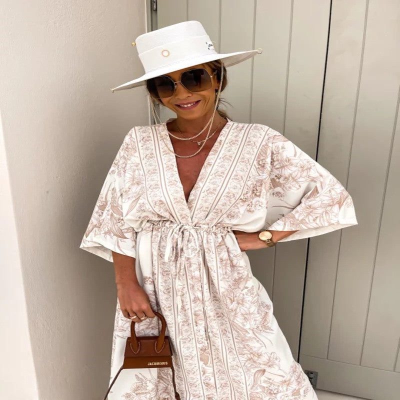 Boho Printed Skirt Dress Women