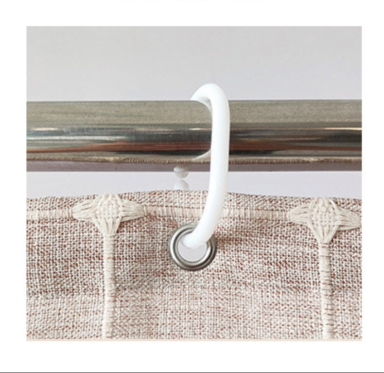 Boho Shower Curtain with Tassels