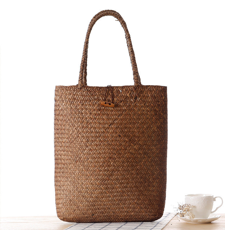 Boho Straw Tote Bag for Women