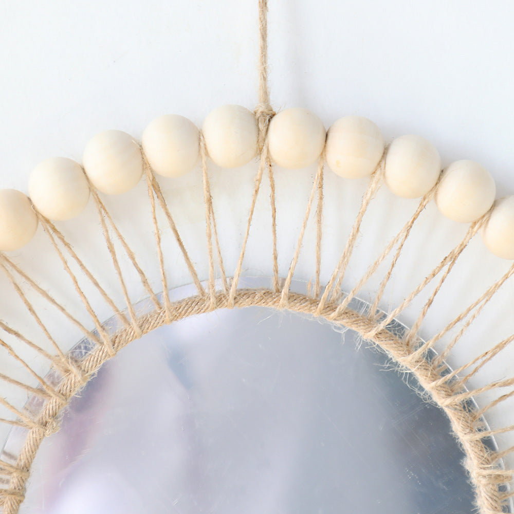Boho Style Mirrors with Tassels and Beads
