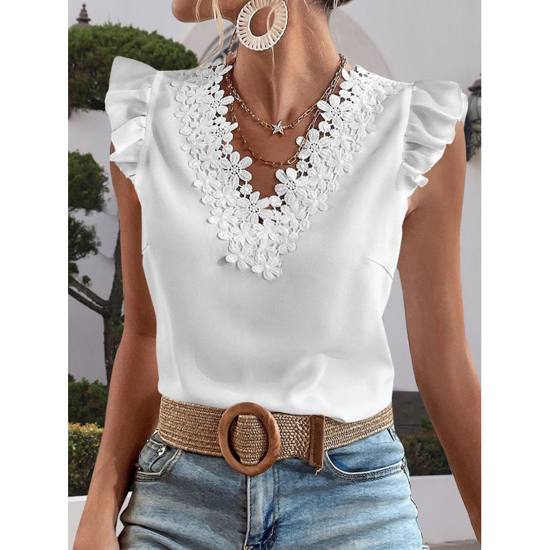 Boho Style White Top