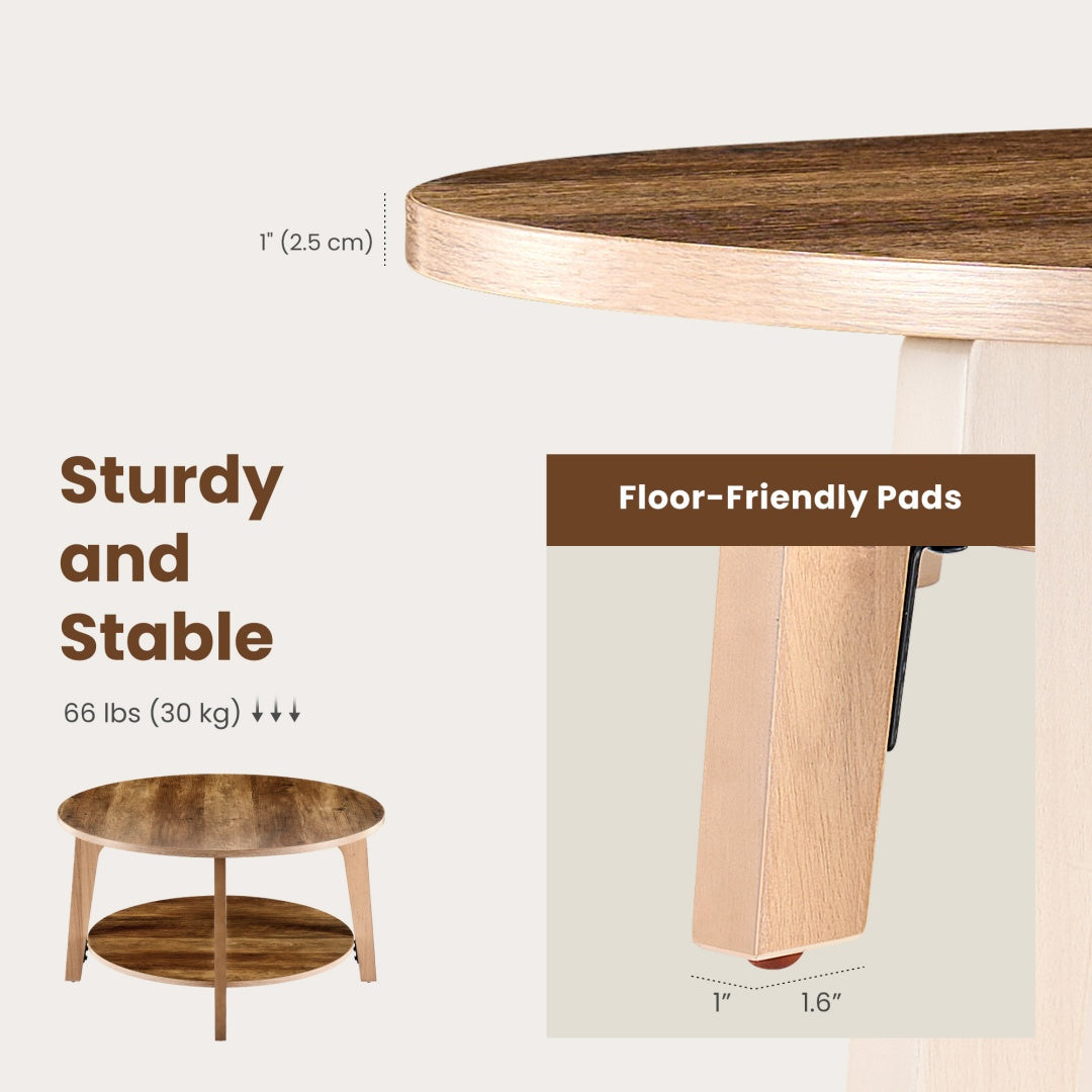 Boho Two Tier Coffee Table