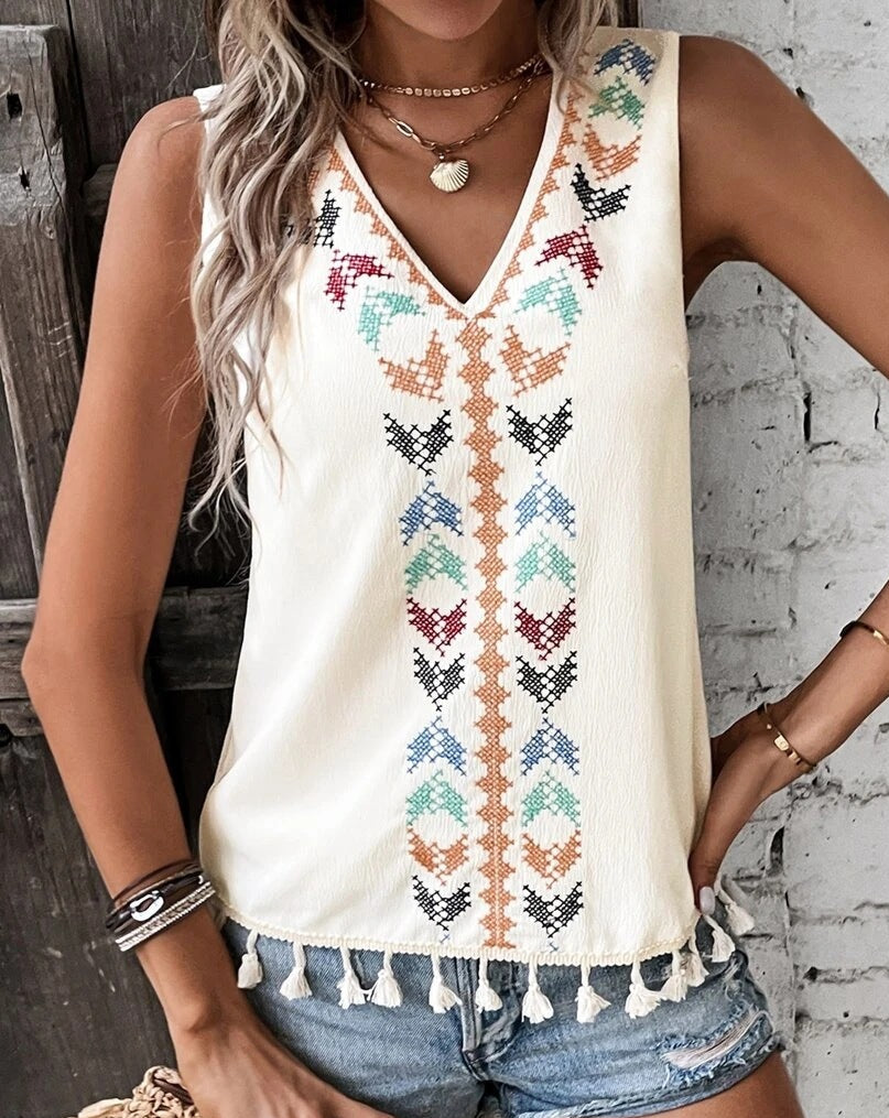  Boho Vest Top
