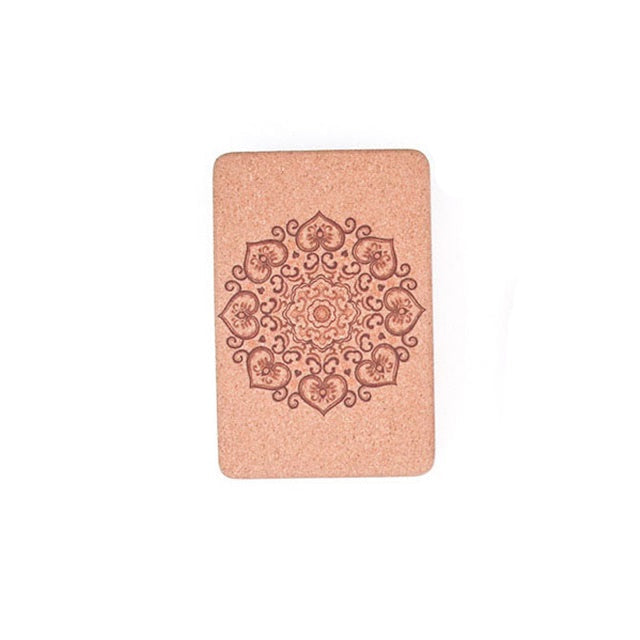 Boho Mandala Yoga Cork Blocks
