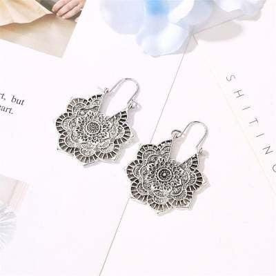 Vintage Style Boho Flower Earrings
