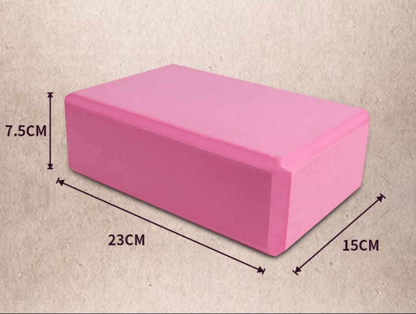 Bright Colored Large Yoga Blocks - 9 inches (23cm)