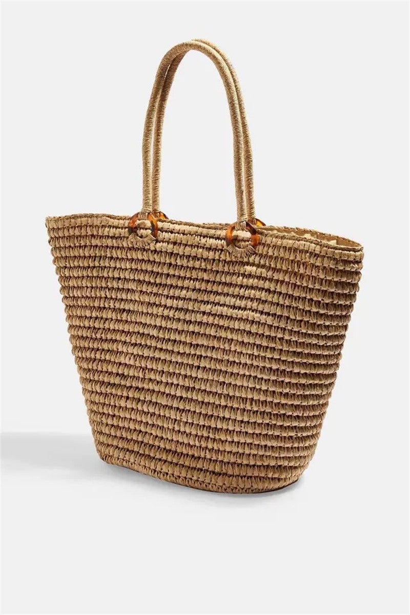 Brown Crochet Boho Bag