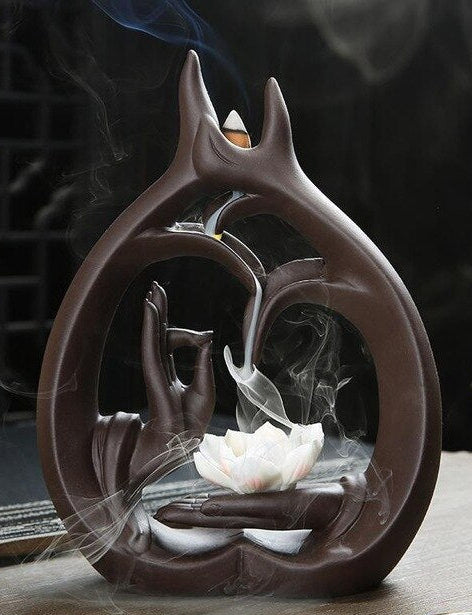 Buddha Hand Incense Waterfalls