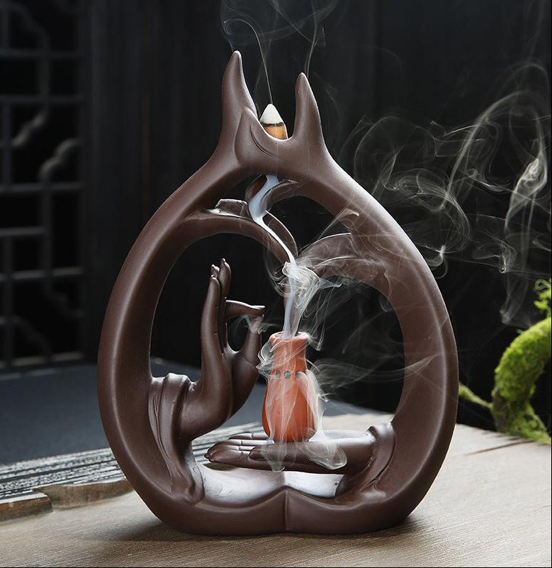 Buddha Hand Incense backflow Waterfall
