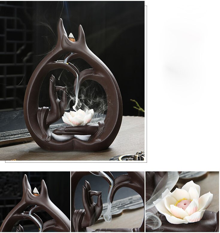 Buddha Hand Incense cone Waterfall