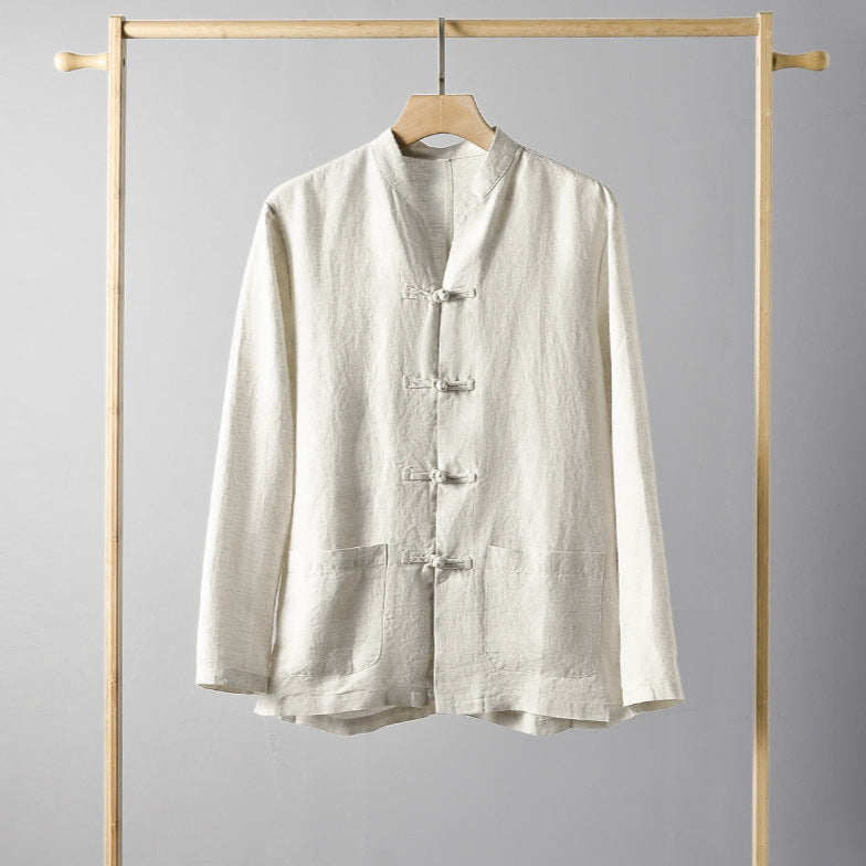 Casual Baggy Long Sleeve Boho Shirt for Men