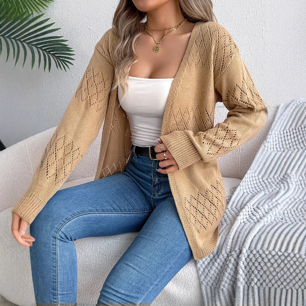 Casual Long Sleeve Cardigan