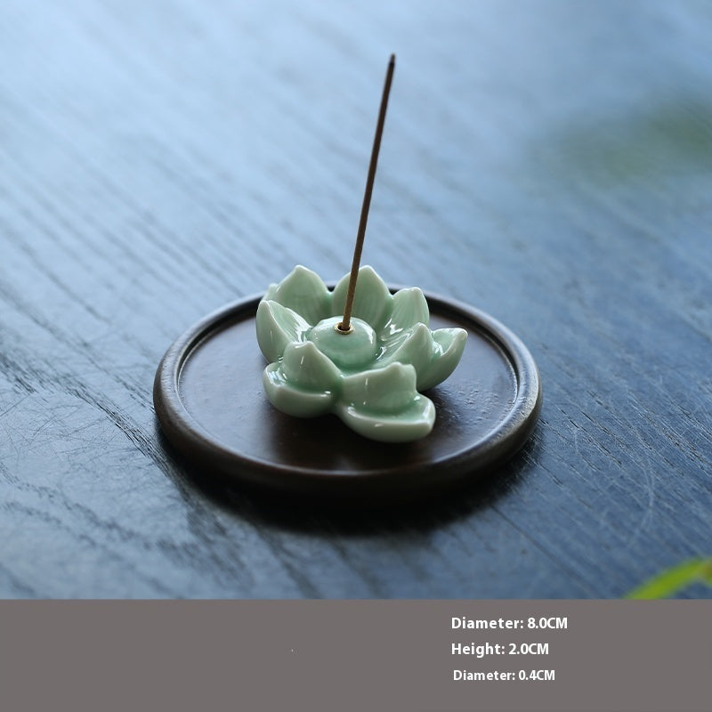 Ceramic Flower Shaped Incense Burners