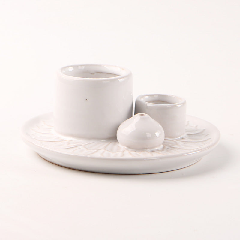 3 In 1 Ceramic Incense Burner