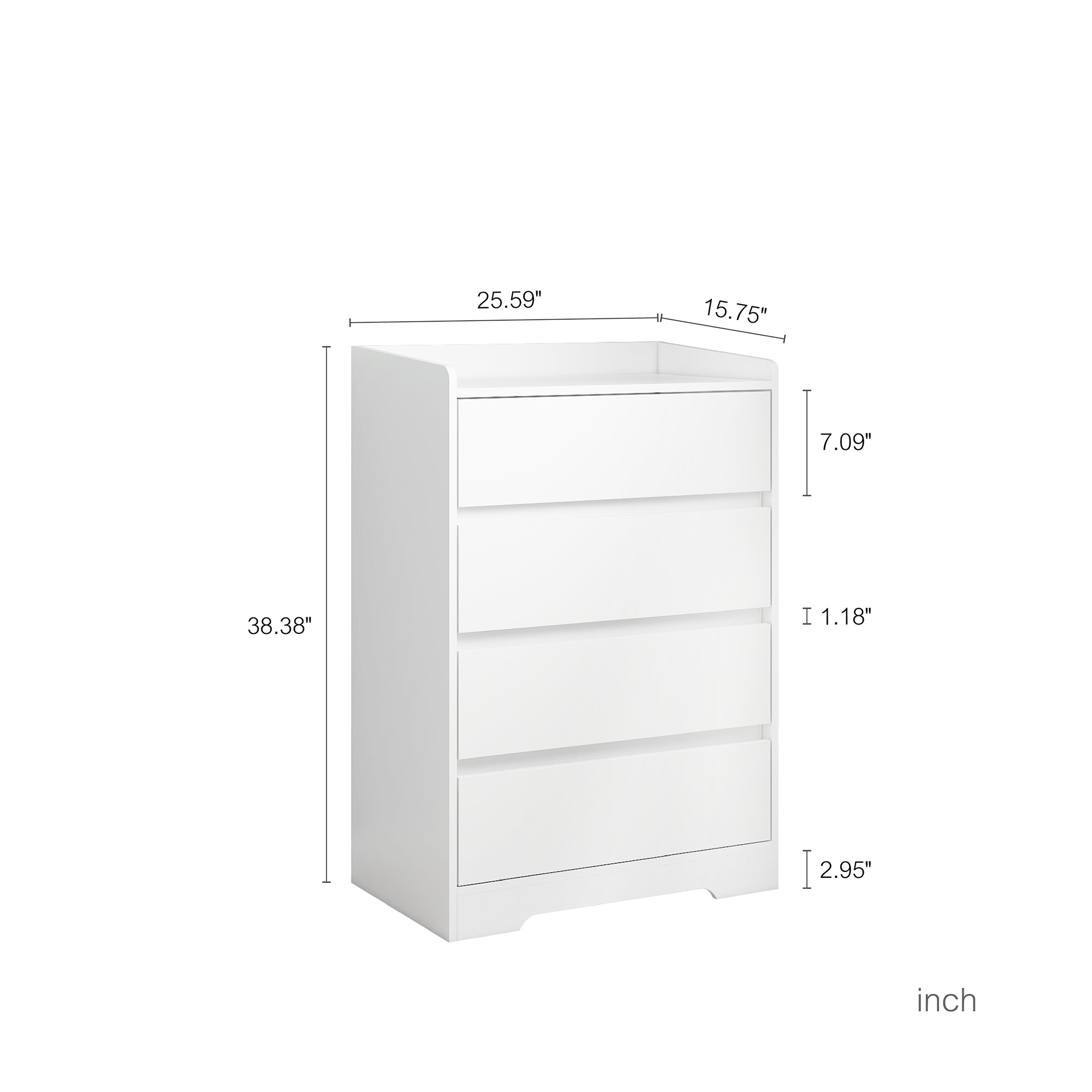 Minimalist Chest Of Drawers Without Pulls