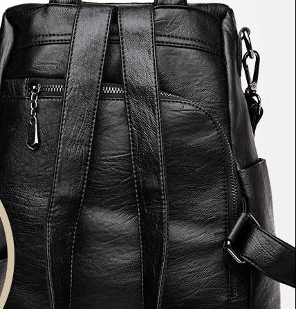 Boho Chic Vegan Leather Backpack