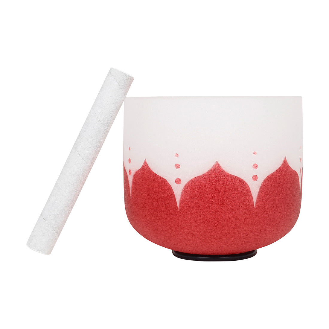 Colorful Crystal Bowl with Rubber Ring and Mallet