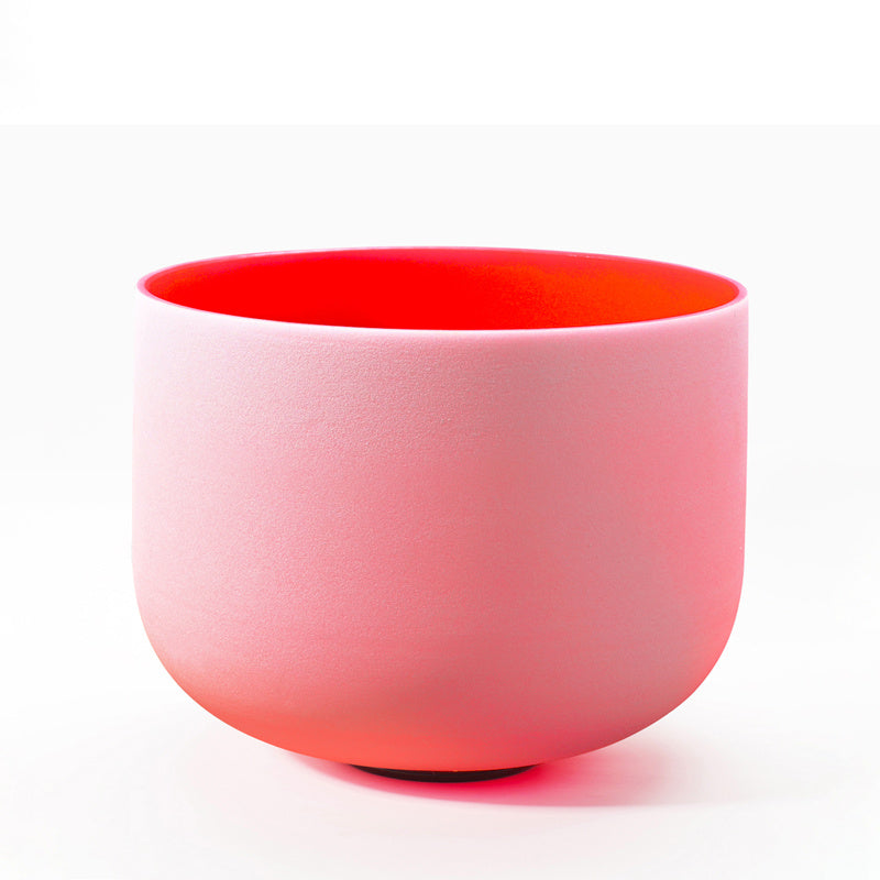 Bright Colored Crystal Singing Bowls for Yoga and Meditation