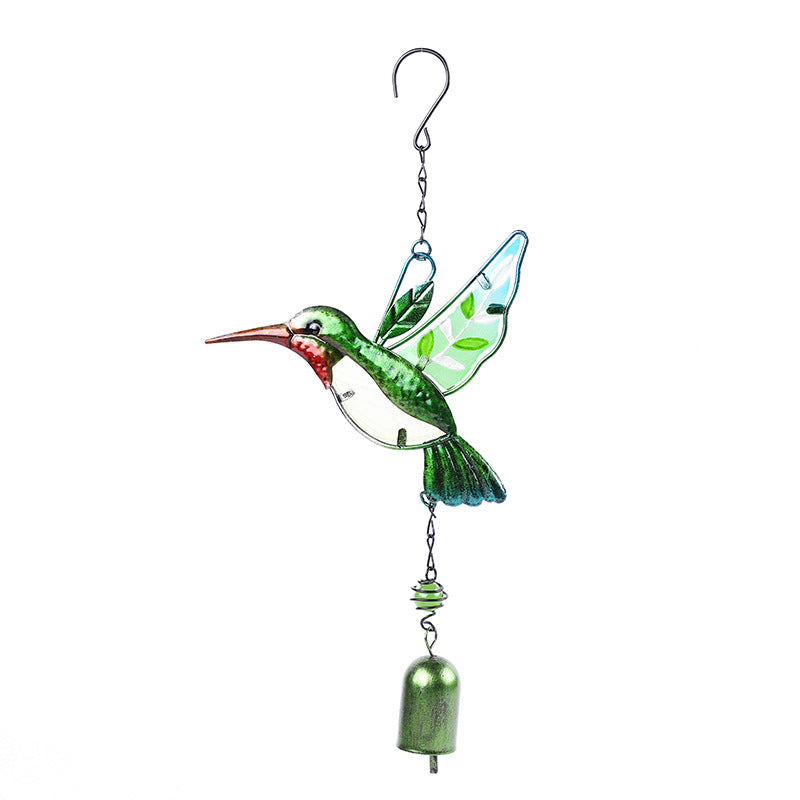 Colorful Hummingbird Wind Chime