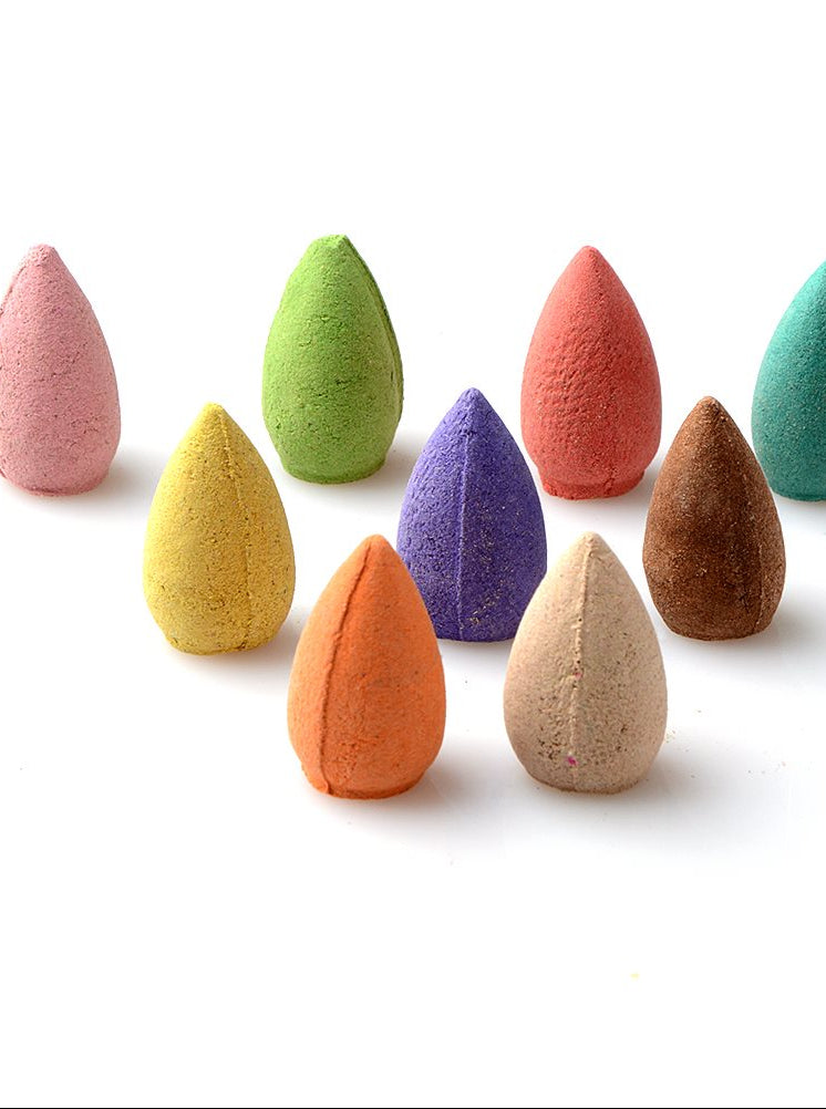 Colorful Mixed Scents Backflow Incense Cone