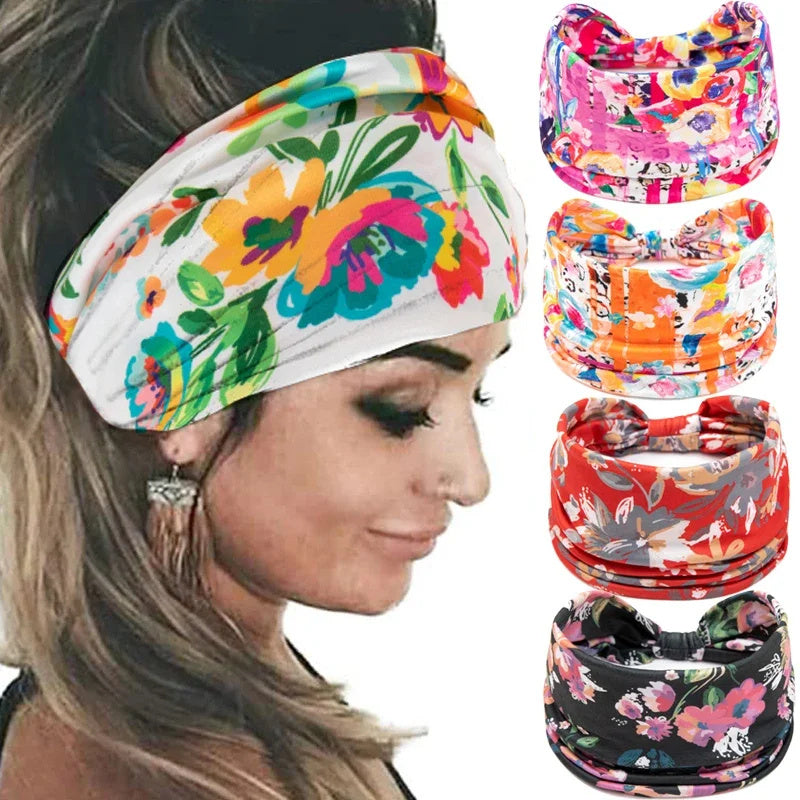Colorful Printed Boho Bandana for Women