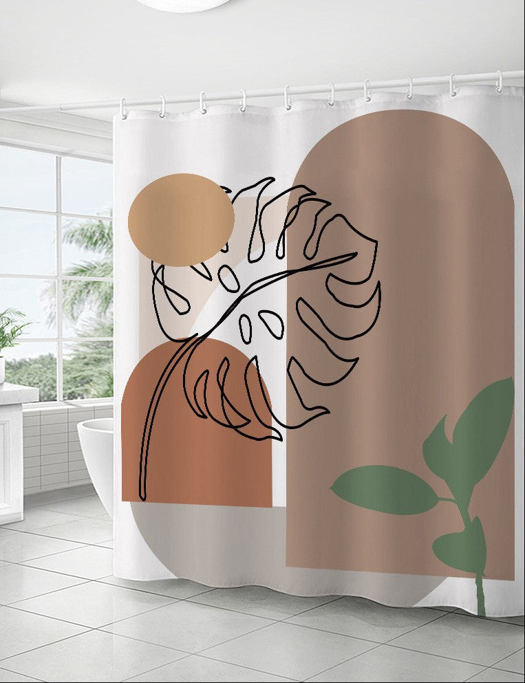 Colorful Printed Shower Curtains