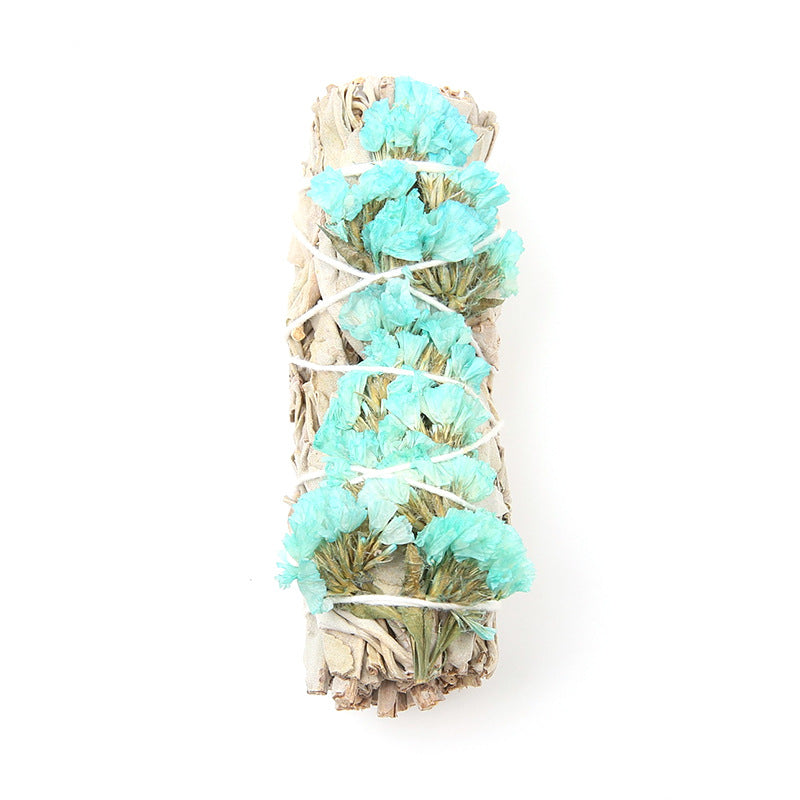 Colorful White Sage Flower Smudge Sticks