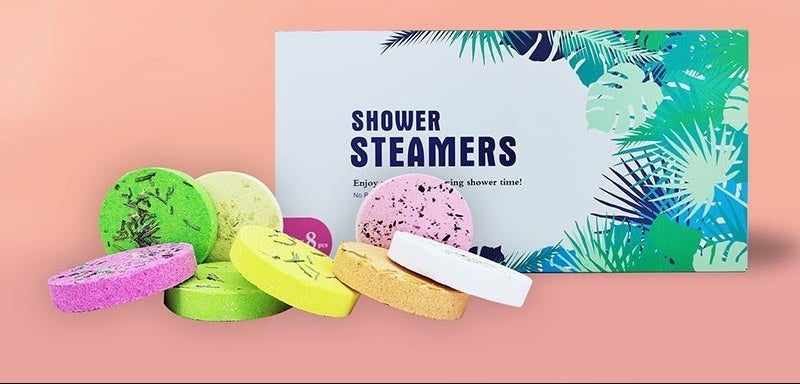 Colorful Shower Steamer Tablet Pack of 8 Pc