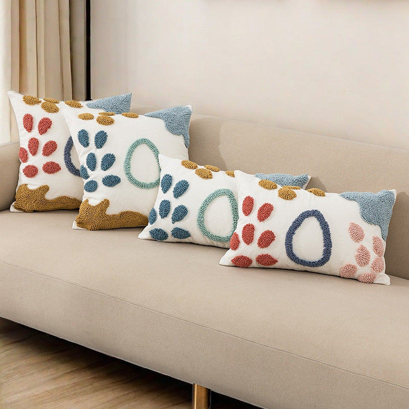 Colorful Tuft Pillowcases