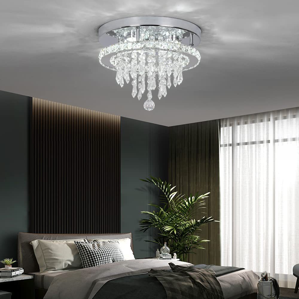 Crystal Ceiling Chandelier Boho Lamps