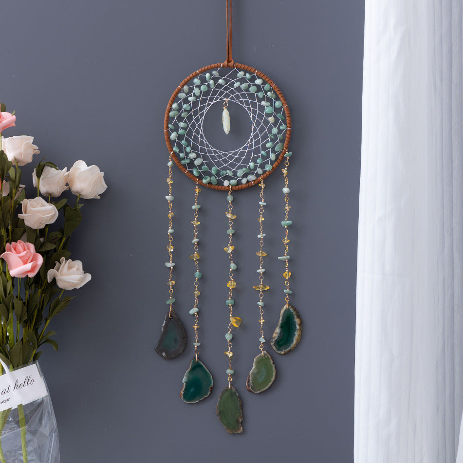 Dreamcatcher with Geodes, Crystals and Beads