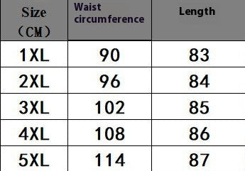 Elastic Waist Plus Size Skirt for Women red